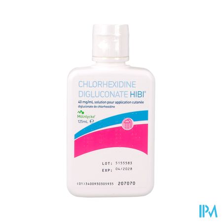 CHLORHEXIDINE 40MG/ML HIBI 125ML