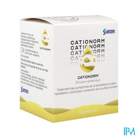 Cationorm Emulsion Ophtalmique Unidose 0ml4 30