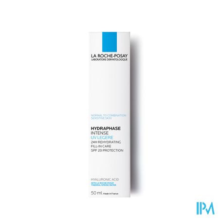 La Roche Posay Hydraphase Intense Uv Legere Creme Pompe 50ml