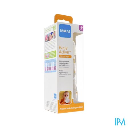 Mam Biberon Easy Active Decore 330ml Unisexe Tetine Debit X