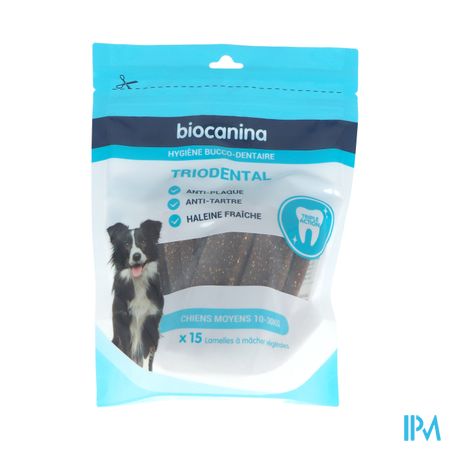 Triodental Lamelle A Macher Moyen Chien 10/30kg 15