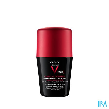 Vichy Homme Deodorant Cc 96h Roll On 50ml