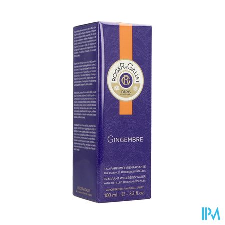 Roger Gallet Gingembre Eau Fraiche Vaporisateur 100ml