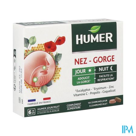 Humer Nez Gorge Jour Nuit Comprime 15