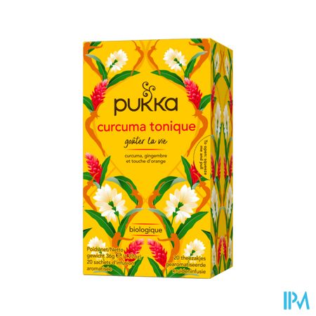 Pukka Infusion Curcuma Tonique Bio Sachet 20