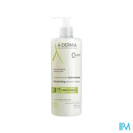 A Derma Creme De Douche Hydratante 500ml