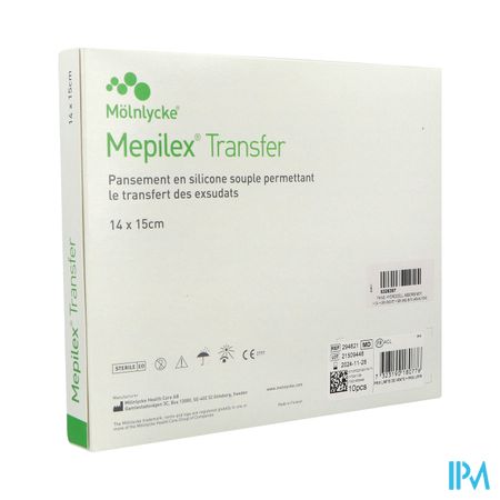MEPILEX TRANSF PANS14X15CM 10