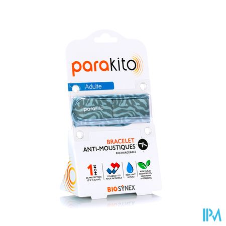 Parakito Bracelet Antimoustique Rechargeable Adulte Graphic Camouflage