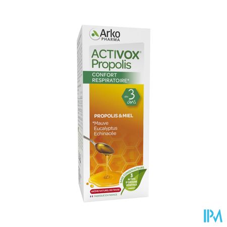 Arkopharma Activox Propolis Fraise Des 3 Ans Solution Buvable 140ml