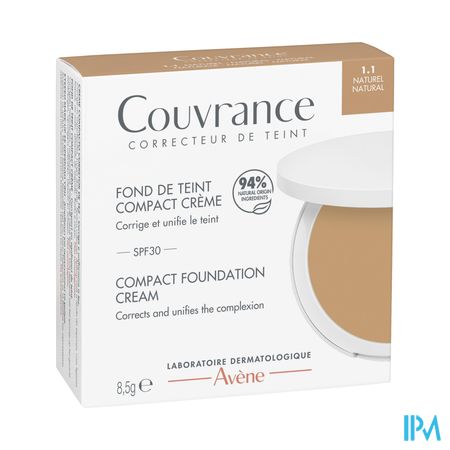 Eau Thermale Avene Couvrance Fond De Teint Creme Naturel 1.1 - 8.5g