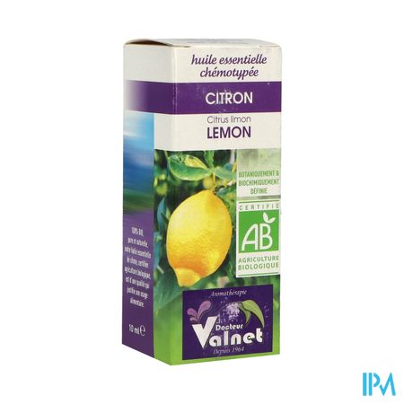 Valnet Huile Essentielle Citron Bio 10ml