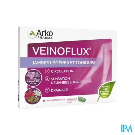 Arkopharma Veinoflux Jambes Legeres Toniques Gelule 30