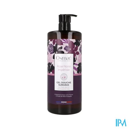 Osmae Gel Douche Surgras Rose Noire Imperiale 1l
