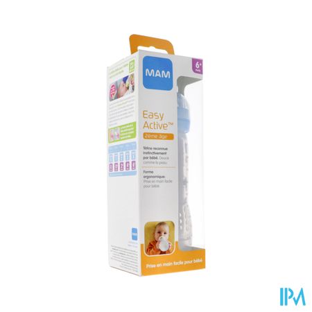 Mam Biberon Easy Active Decore 330ml Garcon Tetine Debit X
