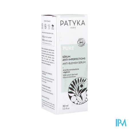 Patyka Pure Serum Antiimperfections Bio 30ml