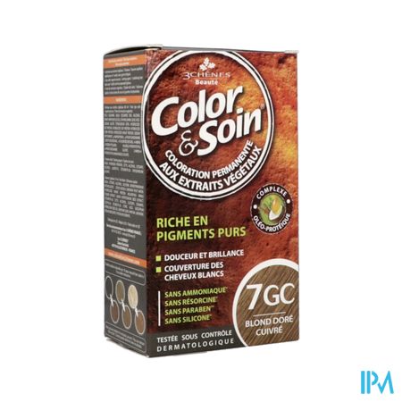 3chenes Color Soin 7gc Blond Dore Cuivre Etui 60ml X2