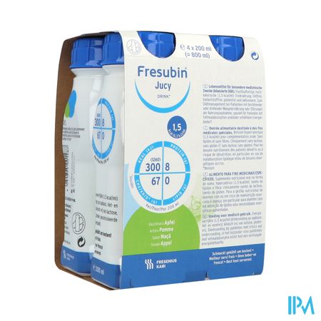 Fresubin Jucy Drink Pomme 200ml X4