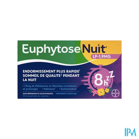 Euphytosenuit Lp 1mg9 Comprime A Liberation Prolongee 15