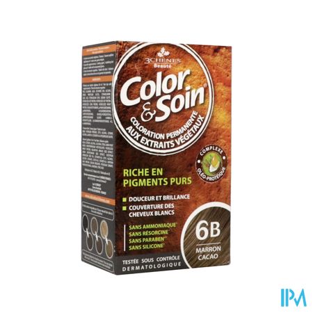 Color Soin 6b Marron Cacao Etui 60ml X2