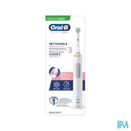 Oral B Laboratoire Nettoyage Protection Professionnel Brosse A Dents Electrique Rechargeable