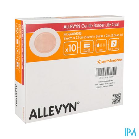 Allevyn Gentle Border Lite Ovale 8cm6 X 7cm7 10