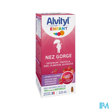 Alvityl Enfant Nez Gorge 125ml