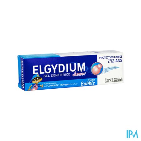 Elgydium Junior Bubble Dentifrice Tube 50ml