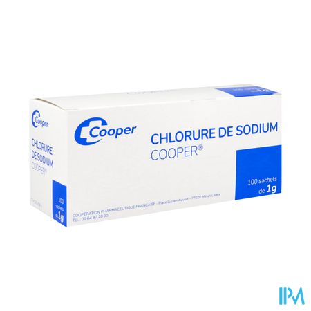 SODIUM CHL COOPER PUR SACH 1G 100