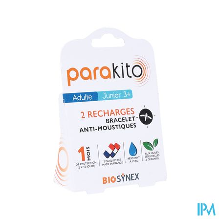 Parakito Bracelet Antimoustique Pack 2 Recharges