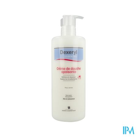 Dexeryl Essentiel Creme Lavante Pour Peaux Seches Flacon Pompe Translucide 500ml
