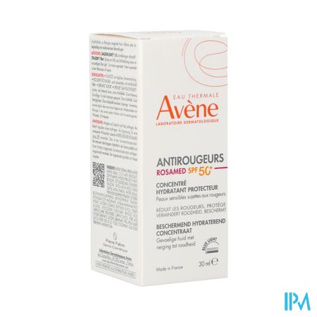 Eau Thermale Avene Antirougeurs Rosamed Spf50+ Concentre Hydratant Protecteur 30ml