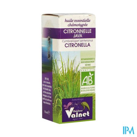 Valnet Huile Essentielle Citronnelle Java Bio 10ml