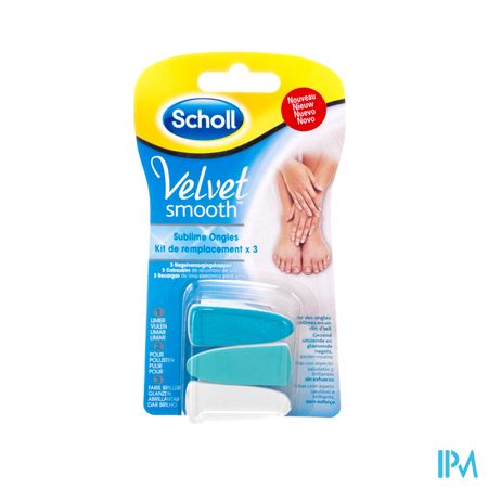 Scholl Velvet Smooth Sublime Ongles Kit Recharge X3