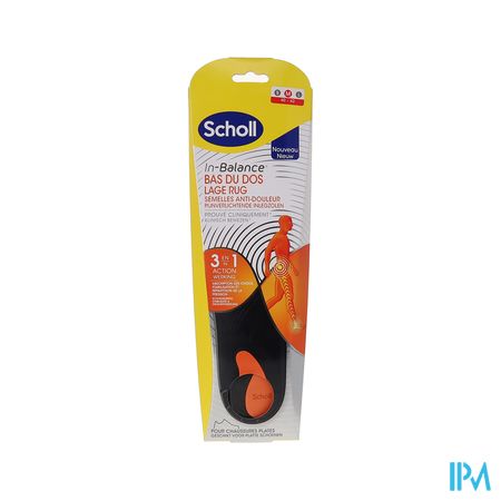 Scholl Semelle In Balance Anti Douleur Bas Du Dos Taille 2