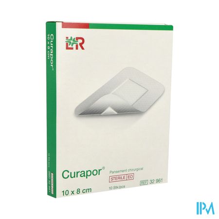 Lohmann Curapor Sterile Pansement Adhesif 8cm X 10cm 10