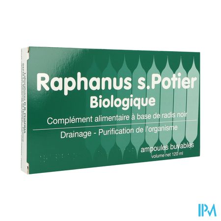Raphanus S Potier Bio Solution Buvable Ampoule 10ml 12