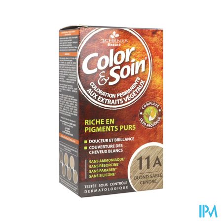 Color Soin 11a Blond Sable Cendre Etui 60ml X2