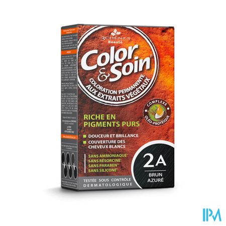 3chenes Color Soin 2a Brun Azure Etui 60ml X2