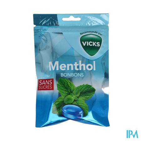 Vicks Bonbon Menthol Fraicheur Sans Sucre 72g