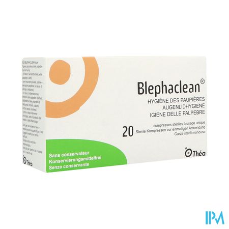 Blephaclean Compresse Sterile Pour Paupieres 20