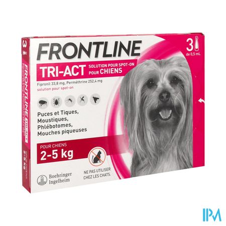 Frontline Tri Act Spot On Chien Xs Solution X3