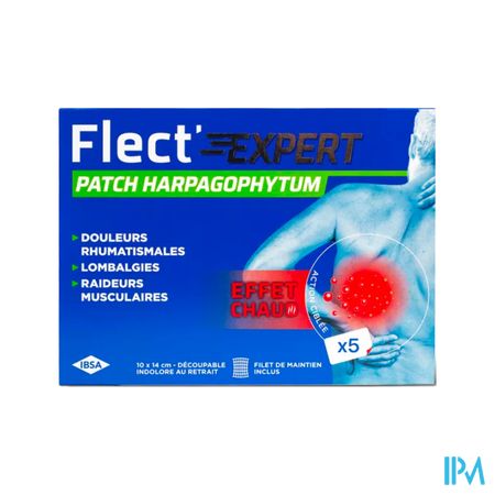 Flect'expert Patch Arnica Menthol Marron D'inde Effet Froid Immediat X5