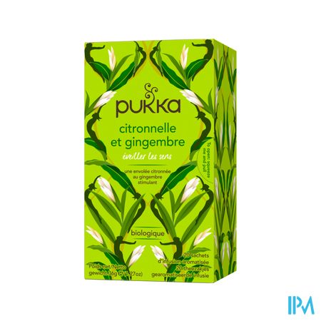 Pukka Infusion Citronnelle Gingembre Bio Infus 20