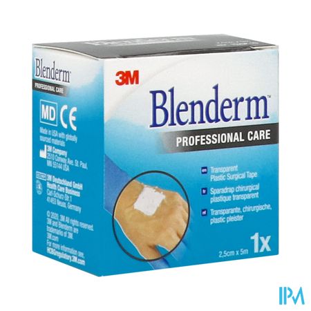 3m Blenderm Sparadrap Impermeable 25mm X 5m