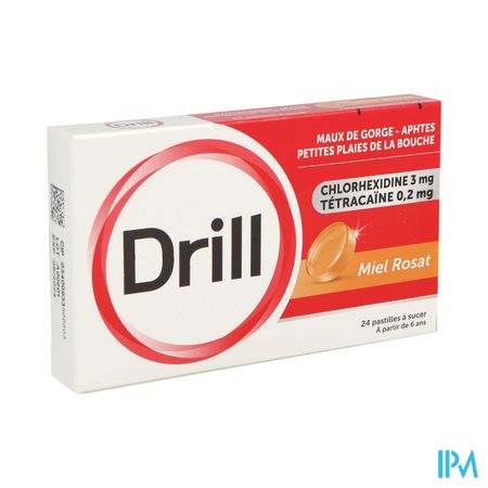 Drill Miel Rosat Pastille A Sucer 24