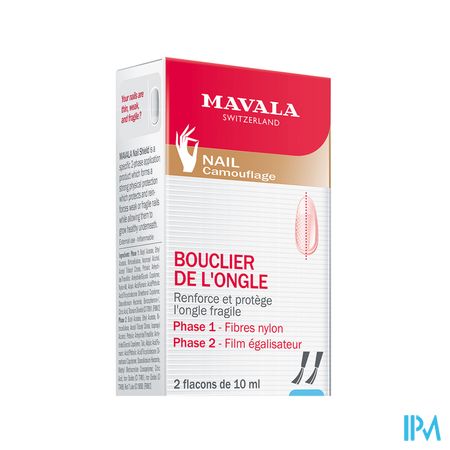 Mavala Solution Bouclier Ongles 10ml X2