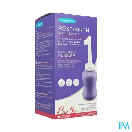 Lansinoh Douche Intime Perinee Flacon Avec Canule Coudee Pour Douche Intime Perineale
