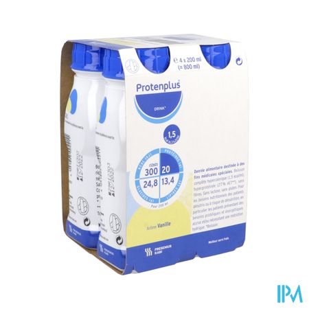 PROTENPLUS DRINK VANILLE 4X200ML