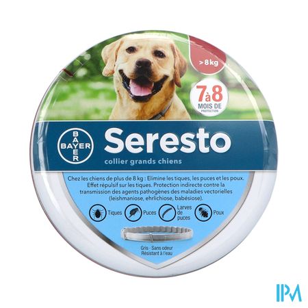 Seresto Collier Puces Tiques Grand Chien +8kg X1