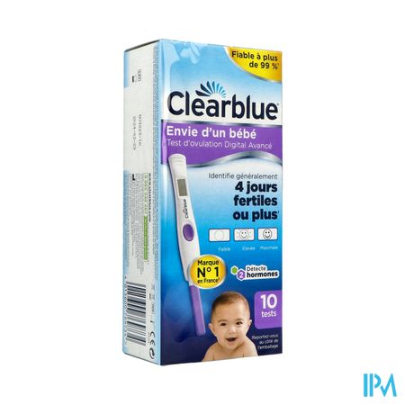 Clearblue Test D'ovulation Digital Avance 2 Hormone 10